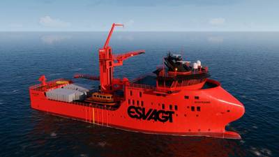 ESVAGT para fornecer dois navios de operação de serviço, no novo design 831L para MHI Vestas. Foto: ESVAGT