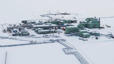 عمليات BP Prudhoe في خليج ألاسكا (تصوير: BP)