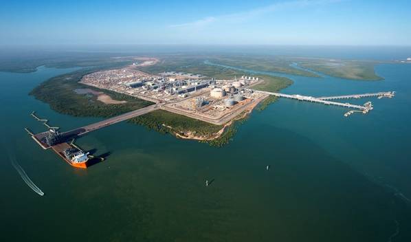 Instalações terrestres de Ichthys LNG (Foto: Inpex)
