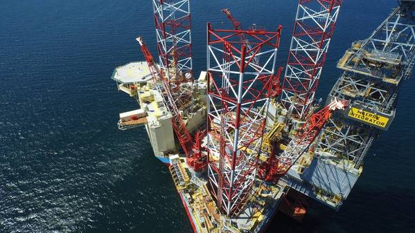 file Image: Μία από τις εγκαταστάσεις παράκτιων πετρελαϊκών εγκαταστάσεων του Maersk (CREDIT: Maersk)