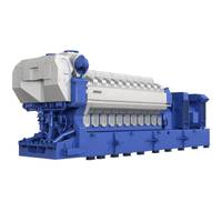 The new 20-cylinder Wärtsilä 32TS engine is optimised for extreme ambient conditions. The two-stage turbocharger system is mounted on the free end of the engine.
