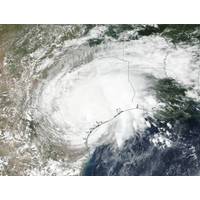 On August 26 NASA-NOAA's Suomi NPP satellite captured a visible image of Tropical Storm Harvey over Texas. (Credit: NOAA/NASA Goddard Rapid Response Team)