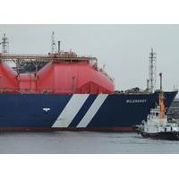 LNG carrier docking: Image courtesy of AWILCO