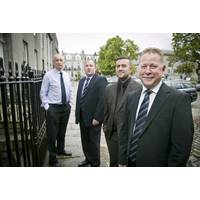 L-R: Mark Clarke, chairman; Andrew Duncan, senior recruitment consultant; Kevin Morrison, senior recruitment consultant and Paul Radcliffe, managing director.