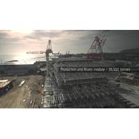 Shah Deniz Stage 2, or Full Field Development (FFD) is a giant project that will add a further 16 billion cubic meters per year (bcma) of gas production to the approximately 9 bcma produced by Shah Deniz courtesy Saipem Contracting Netherlands