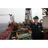 Fairfield Energy COO Ian Sharp on board Dunlin platform which recently had investment of £70 million to help increase and sustain production.