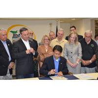 Governor signs tax bill: Photo credit: State of Louisiana