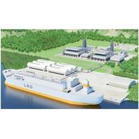 Illustration of small-scale LNG terminal with adjacent gas power plant (copyright: Wärtsilä)