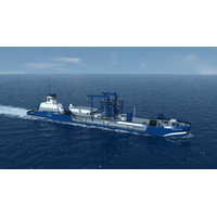 File Image: A Depiction of Harvey Gulf's Q-LNG ATB bunkering vessel. When built, this vessel, partnering with Shell, will provide LNG to a raft of new LNG / Dual Fuel Cruise ships currently being built. CREDIT: Harvey Gulf