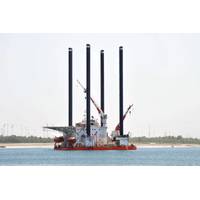 File Image: A typical shallow water jackup rig (CREDIT: Cathelco)