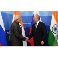 IndianPrime Minister, Narendra Modi and the President of Russian Federation, Vladimir Putin at the Joint Press Statements, at Vladivostok, in Russia on September 04, 2019. Photo: PIB