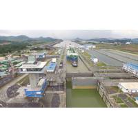 Maran Gas Apollonia transiting the Expanded Panama Canal's Cocoli Locks (Photo: Panama Canal Authority)