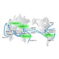 Methanol seaborne trades in 1H15 and future new routes (in million tonnes). Source: Drewry's Chemical Forecaster