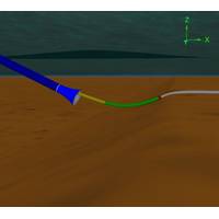 OrcaFlex simulation of a subsea cable