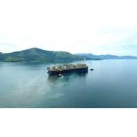 File photo: P-66 FPSO sailing to its final destination (Courtesy Petrobras)
