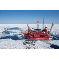 Prirazlomnaya offshore platform: Photo courtesy of Gazprom