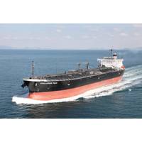 The project’s first plant condensate shipment by NYK’s Challenge Peak. Photo: NYK Line