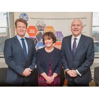 Left to RIght New EIC Board Members Duncan Reed and Louise Ledgard with EIC CEO Stuart Broadley (Photo: EIC)