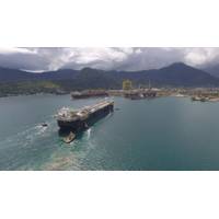 The FPSO P-69 is a standardized production vessel offshore Brazil with a capacity for 150,000 barrels of oil and 6 million cubic feet of natural gas a day. Image: Shell