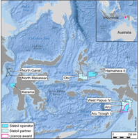 Statoil depiction of Indonesian offshore acreage