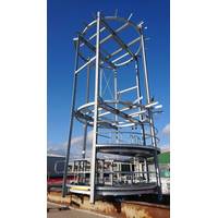 Each Suspended Internal Platform (SIP) towers at 12m in height. Image: Ørsted