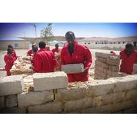 Trainees in Ely, Somalia participate in a vocational training as part of the Joint Shipping Initiative funded UNDP "Alternative Livelihoods to Piracy in Puntland and Central Regions of Somalia" programme. The programme has trained over 500 Somalian youths in a range of skills to equip them for a life other than piracy.