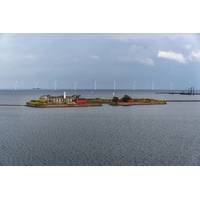 
Trekroner Fort, a historical fortress situated on an artificial island near the harbor of Copenhagen Denmark in the Øresund strait, with offshore wind turbines in the background See Less
Copyright Dylan/AdobeStock