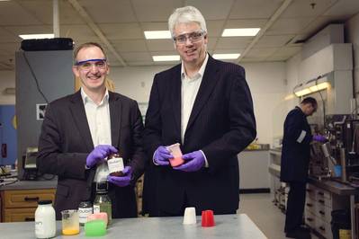 Aubin chief executive Paddy Collins (right) with Simon Munro, BGF’s regional director for Scotland.