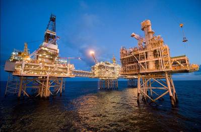 Buzzard Platform in the UK North Sea (Photo: Nexen Energy)