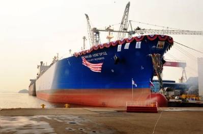 New LNG carrier Velikiy Novgorod: Photo courtesy of Gazprom