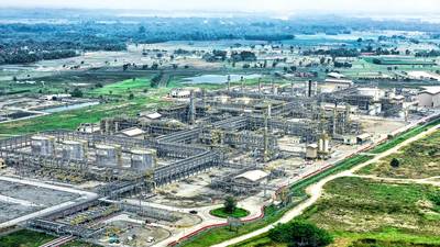 The Central Processing Facility of Banyu Urip field located in Bojonegoro, East Java.  (Photo: ExxonMobil)