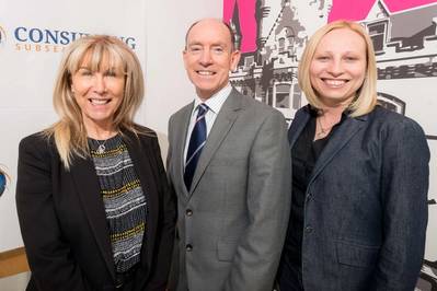 Cherry Paton, Innovation Park Estate Manager and 1CSI’s founders, Aleksandra Tomaszek, Chief Operating Officer and Matthew Kennedy, Chief Executive Officer (Photo: 1CS1)