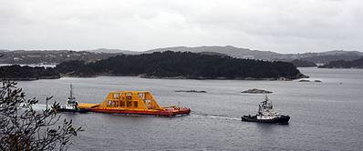 The compressor has been mechanically completed and trial fitted by Radøy Gruppen on Radøy, and is now ready for final system integration tests at One Subsea Horsøy. (Photo: Statoil)