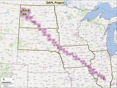 Dakota Pipeline Route (Photo: Energy Transfer)