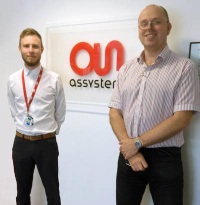 David Lister, Senior Stress Engineer and Dr. Adam Towse, Assystem’s UK Head of Discipline for Stress at Assystem in the UK.