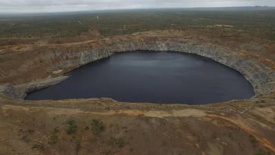 Disused Kidston Gold Mine in North Queensland