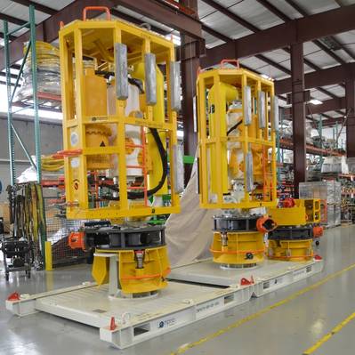 Enpro's FAM modules awaiting subsea deployment in Gulf of Mexico (Photo: Enpro Subsea)