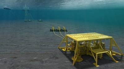 Hyme field with a subsea template tied in to existing infrastructure on the Njord A platform: Image credit Statoil