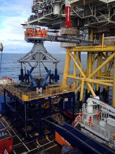 First landing West of Shetland (Photo: Ampelmann)