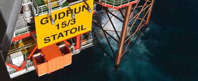 The Gudrun platform (Photo: Harald Pettersen/Statoil)