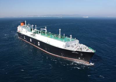 A HHI-built LNG Carrier. (Source: HHI)