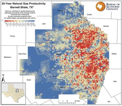 Image courtesy of The University of Texas at Austin via Bureau of Economic Geology