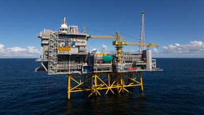 The Johan Sverdrup riser platform. (Photo: Anette Westgård - Woldcam / Statoil)