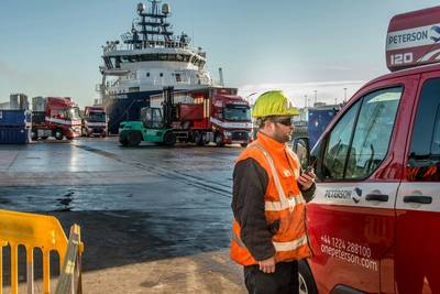 Peterson Integrated Marine Services, based at Aberdeen Harbour, provides clients with a full range of marine services (Photo: Peterson)