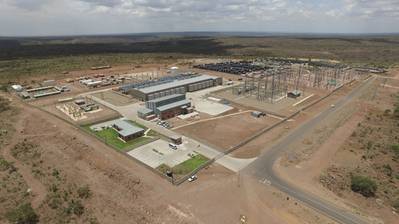 100 MW Power Generation Plant in Mozambique put into service with Rolls-Royce gas engines in February 2016. (Photo: Rolls-Royce)