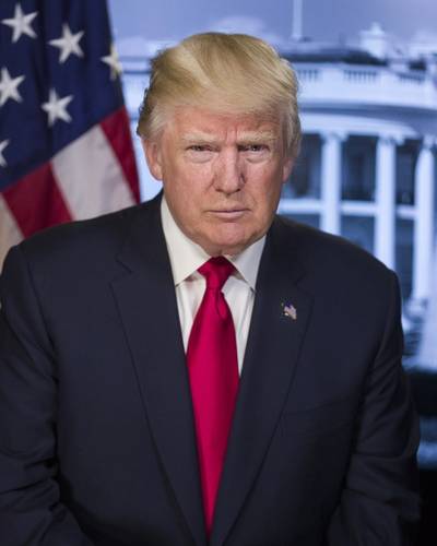 President Donald Trump (Official White House photo)