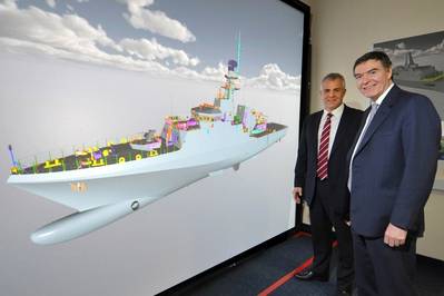 OPV rendering & principals: Photo courtesy of BAE Systems