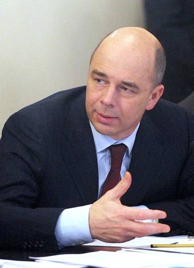 Russian Finance Minister Anton Siluanov