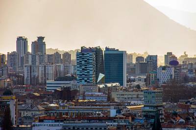 View of the Sarajevo city center and the parliament building -  Image by MuamerO/AdobeStock