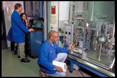 Schlumberger technology testing lab